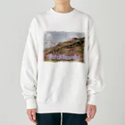 もふもふポメ　のタイのミズオオトカゲ Heavyweight Crew Neck Sweatshirt