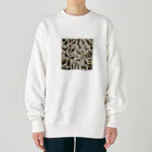 ok13のエジプト鳥④ Heavyweight Crew Neck Sweatshirt