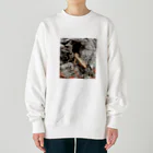 yuuyuu2024のカナヘビの目覚め Heavyweight Crew Neck Sweatshirt