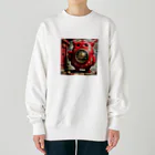 AI妖怪大図鑑のめざまし妖怪　ララさん Heavyweight Crew Neck Sweatshirt