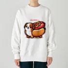 ドッくんショップのホットドッくん Heavyweight Crew Neck Sweatshirt