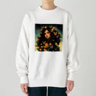 AQUAMETAVERSEの花と女と猫　なでしこ1478 Heavyweight Crew Neck Sweatshirt