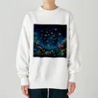 0denkundesuの星彩植譜 Heavyweight Crew Neck Sweatshirt