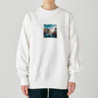 Pixel Art Goodsのヴェネチア（pixel art） Heavyweight Crew Neck Sweatshirt