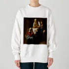 世界美術商店のマルタとマリアの家のキリスト / Christ in the House of Martha and Mary Heavyweight Crew Neck Sweatshirt