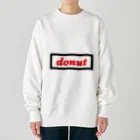 パペットピットのドーナッツ　バックプリント Heavyweight Crew Neck Sweatshirt