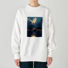 AQUAMETAVERSEの漁り火　なでしこ1478 Heavyweight Crew Neck Sweatshirt