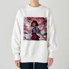 ここのよていの桜の季節 Heavyweight Crew Neck Sweatshirt