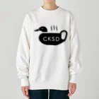 caféかも食堂のかも太郎くんgoods Heavyweight Crew Neck Sweatshirt