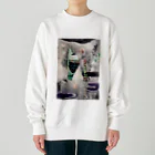 kirokokeshiのへんてこりん宇宙人 Heavyweight Crew Neck Sweatshirt