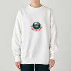 Yanjiisのアオリちゃん　気合 Heavyweight Crew Neck Sweatshirt