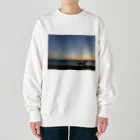 syo tam Enaのただの夕方の海 Heavyweight Crew Neck Sweatshirt