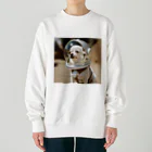 mesogiaの宇宙犬　ちわわん　Ver.2 Heavyweight Crew Neck Sweatshirt