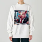 MTHの会社の業績を評価するミニブタ Heavyweight Crew Neck Sweatshirt