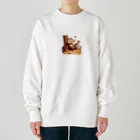 K'ramaの猿も木から落ちるB Heavyweight Crew Neck Sweatshirt