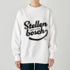 競馬おしゃれグッズ製作所のステレンボッシュ（タイポグラフィBLACK） Heavyweight Crew Neck Sweatshirt