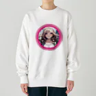 AI Girls Creationの近未来美少女💖 Heavyweight Crew Neck Sweatshirt