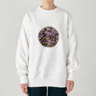 yuuyuu2024の桜とオカメインコ Heavyweight Crew Neck Sweatshirt