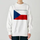 お絵かき屋さんのチェコの国旗 Heavyweight Crew Neck Sweatshirt