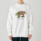 ink_yamadoriの【野菜×恐竜】タケノコザウルス Heavyweight Crew Neck Sweatshirt