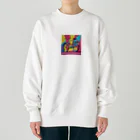 NeoPopGalleryのPOPART bicycle Heavyweight Crew Neck Sweatshirt