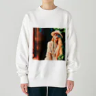 halpeeのgirl１ Heavyweight Crew Neck Sweatshirt