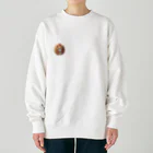 メロンパン猫のメロンパンになった猫 Heavyweight Crew Neck Sweatshirt