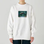 Melia-wizard-cのハートフルドルフィン Heavyweight Crew Neck Sweatshirt