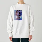 AQUAMETAVERSEのブルーの宝石を身につけて　ラフルール　1859 Heavyweight Crew Neck Sweatshirt