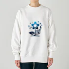 Hana＆Hana★のフラワーBGM Heavyweight Crew Neck Sweatshirt