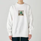 めろんグッズのインテリサウルス Heavyweight Crew Neck Sweatshirt