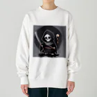 Ark Cieraのかわいい　死神さん Heavyweight Crew Neck Sweatshirt