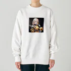 peek25のoilを輸送・供給するAIロボット Heavyweight Crew Neck Sweatshirt