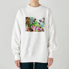 yukie8139の二人の妖精 Heavyweight Crew Neck Sweatshirt