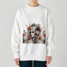 Unique Existenceのhorde of flowers Heavyweight Crew Neck Sweatshirt