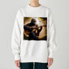 Qten369のG線上もゴリラ Heavyweight Crew Neck Sweatshirt