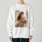 AQUAMETAVERSEのウエデｲングドレス憧れ　なでしこ1478 Heavyweight Crew Neck Sweatshirt