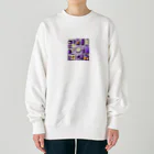 パープルルームのビジネスを成功に導くラッキーアイテム！ Heavyweight Crew Neck Sweatshirt