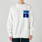 AQUAMETAVERSEの贅沢な夕暮れのひと時を貴女に　Hime  2530 Heavyweight Crew Neck Sweatshirt