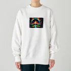 Oshiboriの虹ドット絵 Heavyweight Crew Neck Sweatshirt