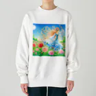 huwari-hanaakariのバラ Heavyweight Crew Neck Sweatshirt