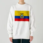 お絵かき屋さんのエクアドルの国旗 Heavyweight Crew Neck Sweatshirt