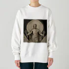 柴犬とテニスのGod of tennis Heavyweight Crew Neck Sweatshirt