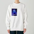 AQUAMETAVERSEのブリザードフラワーをガラスドームの中へ　ラフルール　1859 Heavyweight Crew Neck Sweatshirt