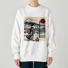 foot8の浮世絵にしてみた3 Heavyweight Crew Neck Sweatshirt