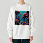 asuto_20のローポリ風サンゴ Heavyweight Crew Neck Sweatshirt