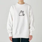 ゆるねこshopのお腹のでてる猫20 Heavyweight Crew Neck Sweatshirt