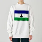 お絵かき屋さんのレソトの国旗 Heavyweight Crew Neck Sweatshirt