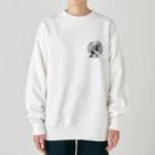 さしすせの空手道着スタイル Heavyweight Crew Neck Sweatshirt