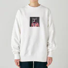 チャランコの部屋のダンディーねこさん Heavyweight Crew Neck Sweatshirt